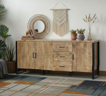 Dressoir mangohout 200 cm