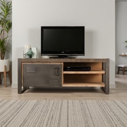 Industriële meubels grijs