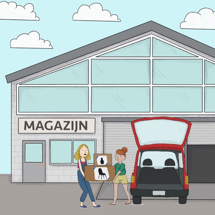 Retour magazijn